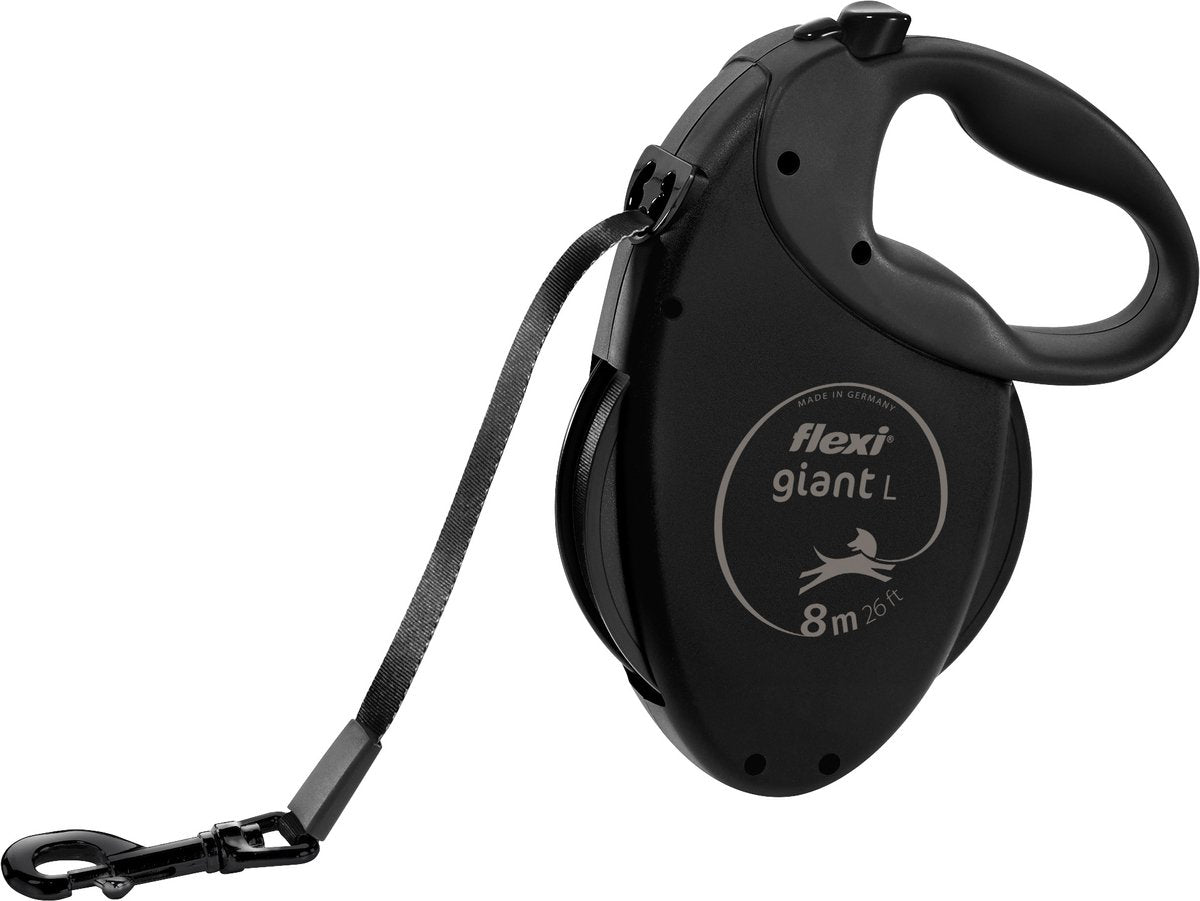 Flexi Retractable Line Giant Tape Black Edition Schwarz