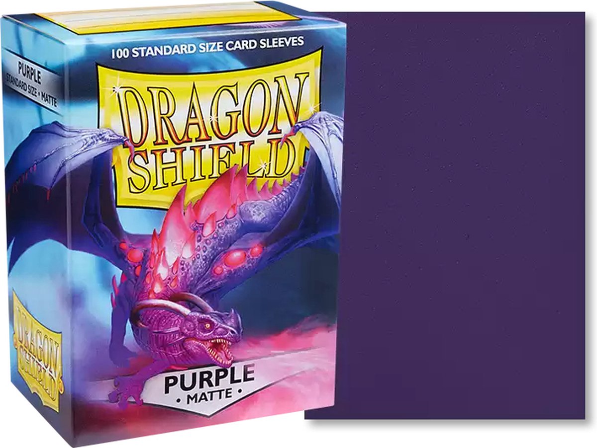 Asmodee Drachenschild matt - Lila (100ct) - de