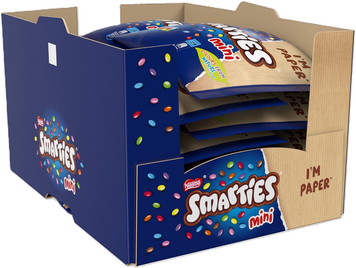 Smarties Mini-Boxen mit Milchschokolade – 12 Beutel x 259 g