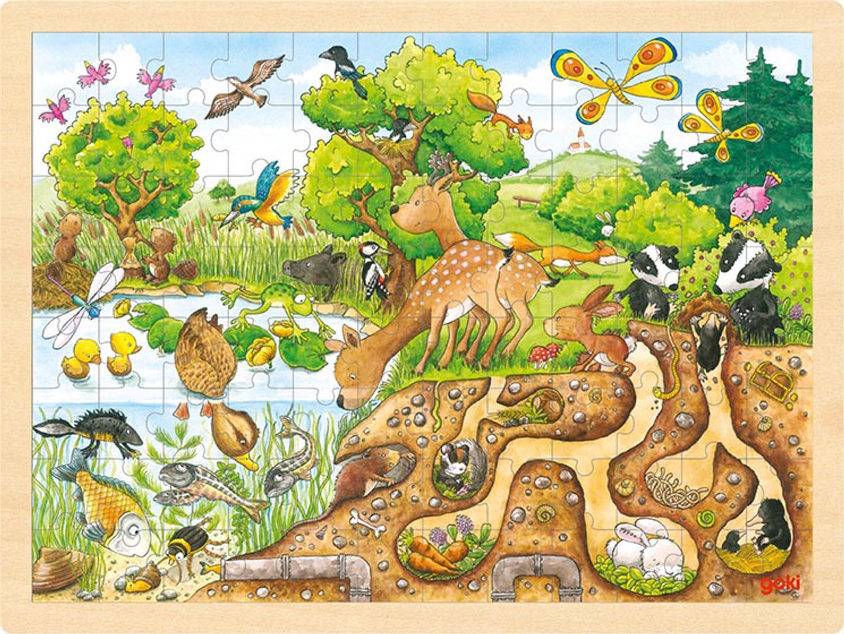 Goki Puzzle Nature, 96st.