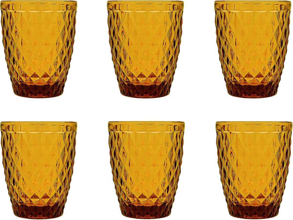 Medard de Noblat - Diamant - Glas 22 cl - Gelb - 6 Stück