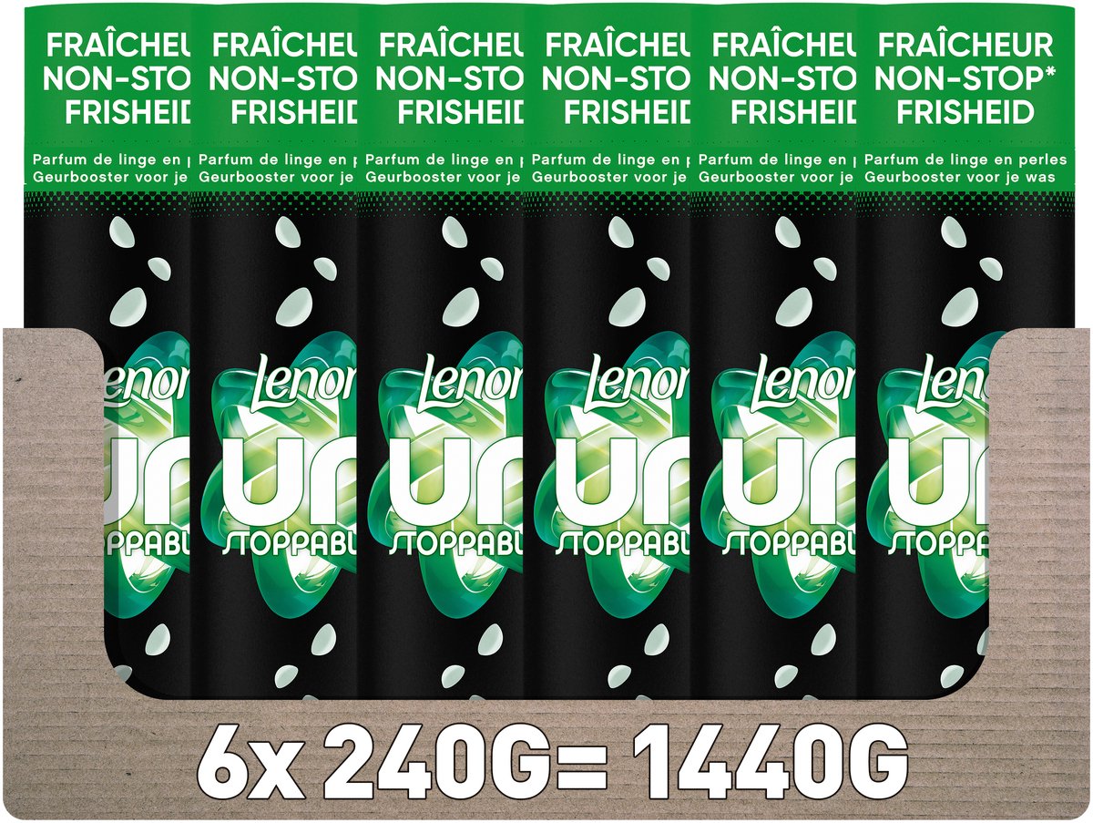 Lenor Unstoppables Duftverstärker Duft von Ariel – 6 x 240 Gramm – Waschparfüm