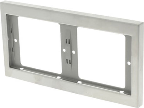 Berker k5 Abdeckrahmen 2-fach Edelstahl