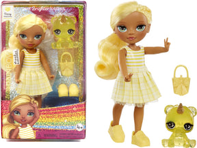 Rainbow High Littles Minipuppe – Gänseblümchen (gelb)
