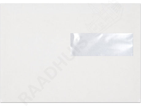 Raadhuis dienstenvelop ea5 - 156x220mm - venster rechts - met plakstrip - wit - 500 stuks - envelop