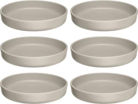 Leonardo Roma Teller tief 20cm beige - Set 6