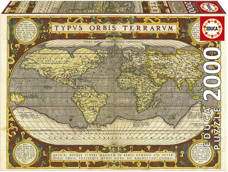 Educa - Puzzle - 2000 Teile - Planisphäre
