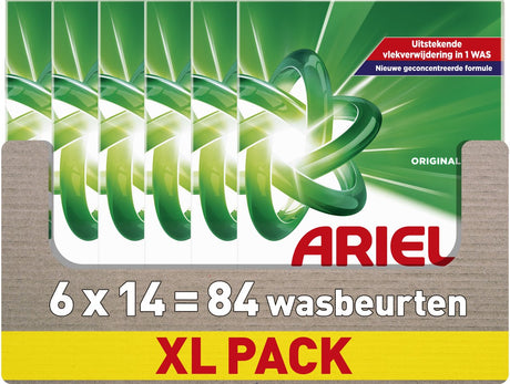 Ariel snel oplosbaar waspoeder original - 6 x 14 wasbeurten