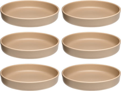 Leonardo Roma Teller tief 20cm Aprikose - Set 6
