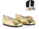 Corolle goldene Ballerina-Schuhe für Puppen, 36 cm
