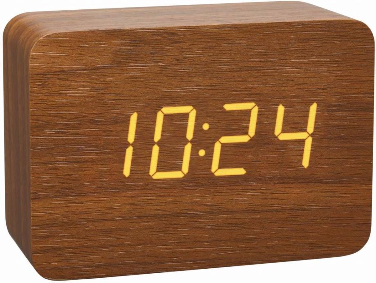 Tfa Dostmann 60.2549.08 – Wekker – Alarm – Hout – Licht – Braun