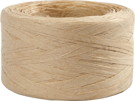 Creativ Company Paper Raffia Garnsandfarbe, 100 m