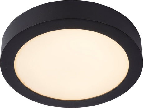 Lucide Brice-LED - Deckenleuchte (Deckenleuchte) Badezimmer - ø 24 cm - LED dimmbar - 1x15W 3000K - IP44 - Schwarz