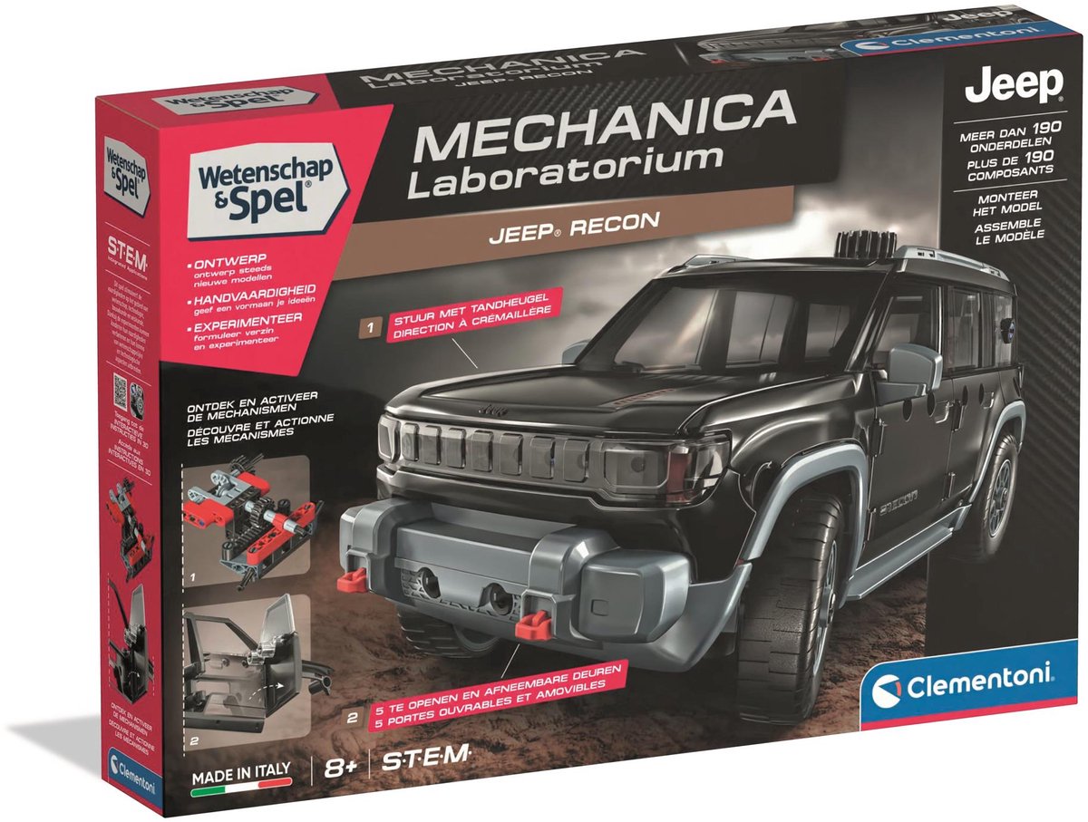 Clementoni Wissenschaftsspielmechanik Jeep Recon