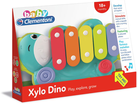 Clementoni Baby – Xylo-Dino, Spielzeuginstrument