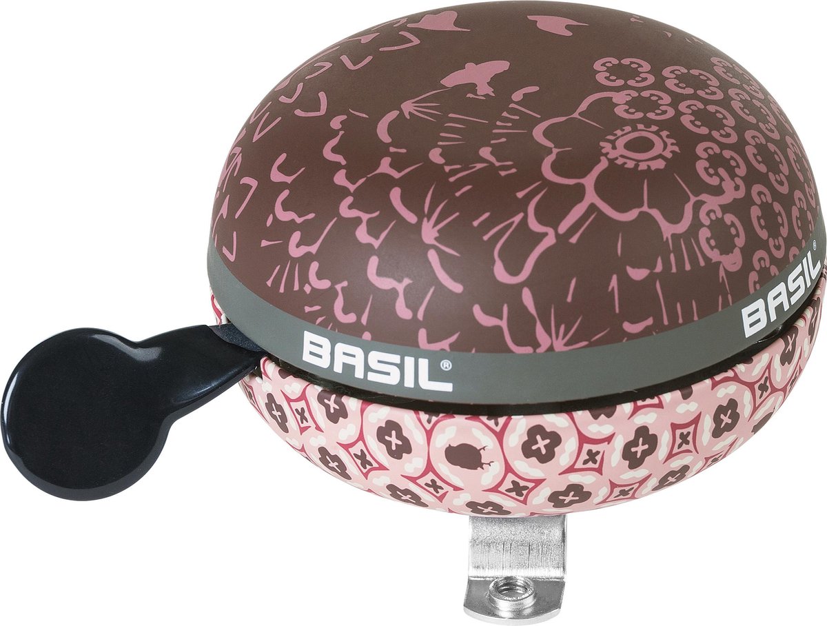 Basil Bohème – Fahrradklingel – 80 mm – feigenrot