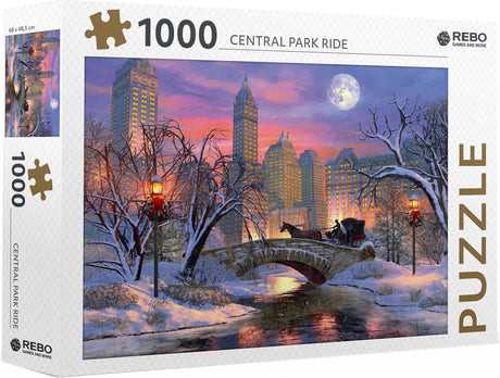 Rebo productions legpuzzel central park ride 1000 stukjes