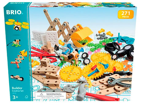 Brio Builder-Kreativset – 271-teiliges Konstruktionsspielzeug für Jungen und Mädchen