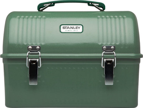 Stanley klassische Lunchbox 9,5 l – Lunchbox aus Edelstahl mit Griff – BPA-freier Lebensmittelbehälter – auch für Isolierflasche oder Reisebecher geeignet – Hammerschlaggrün