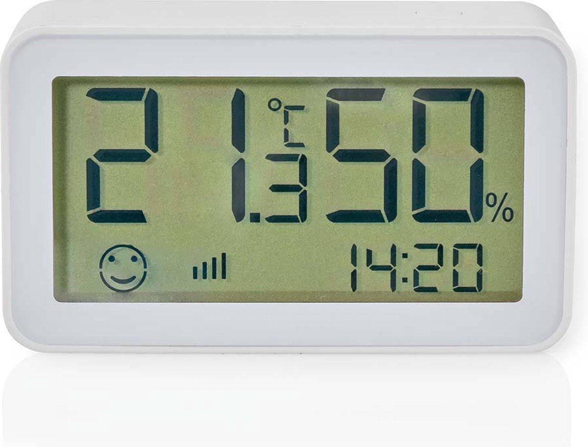 Nedis Smartlife Klimasensor – ZigBee 3.0 – batteriebetrieben – Android iOS – Weiß