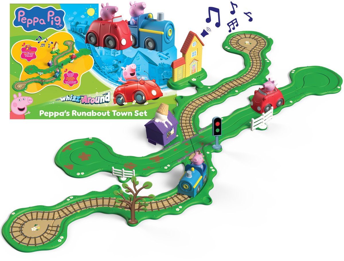 Spectron Peppa Pig Whiz Around – Peppas Tour durch die Stadt, Spielset