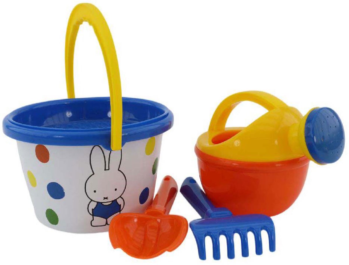 Van der meulen nijntje strandset 9,5cm - 5dlg.