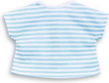 Corolle Ma Clothing gestreiftes T-Shirt – Grau 36 cm