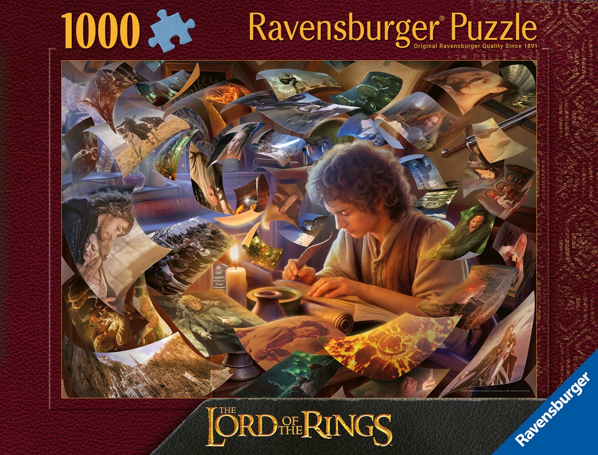 Ravensburger – frodo’s reis – legpuzzel – 1000 stukjes