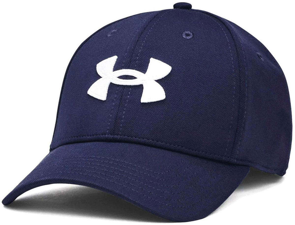 Under armour m blitzing low str-blu heren pet - midnight navy - wit