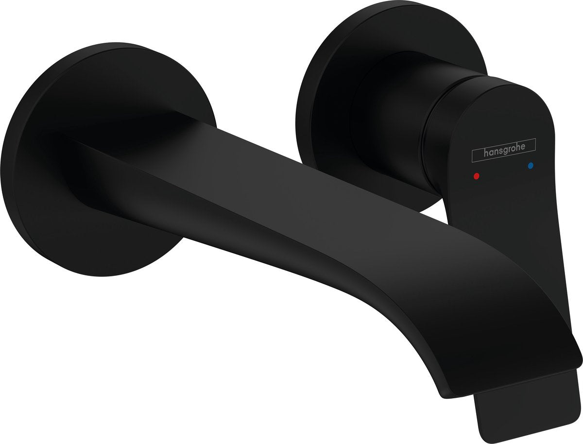Hansgrohe Vivinis Einbau-Waschtischarmatur Wandausladung 192 mm Schwarz matt