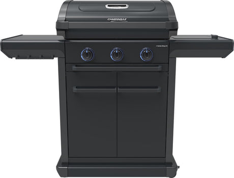 Campingaz 3 Series Onyx S Gasgrill mit Seitenbrenner – modularer Grill – 5 Jahre Garantie – Schwarz