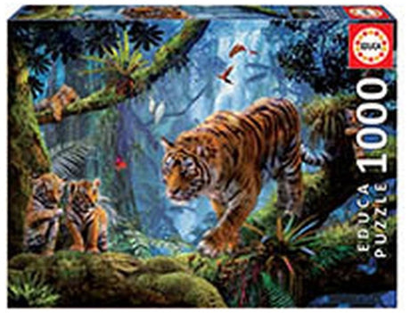 Educa - Puzzle - 1000 Teile - Tiger im Baum