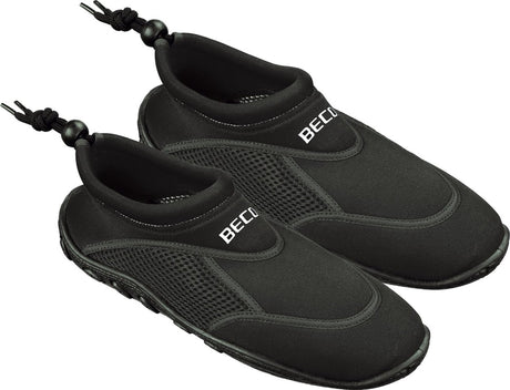 Beco Wasserschuhe Surfschuhe - Neopren - Erwachsene - Gummisohle 47 schwarz schwarz