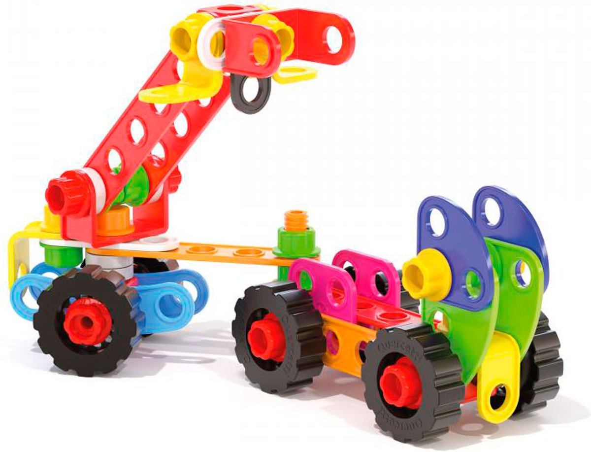 Quercetti Tecno Jumbo mit Speicherbox, 84dlg.