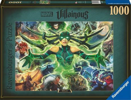 Ravensburger Puzzle Marvel Villainous Hela – Puzzle – 1000 Teile