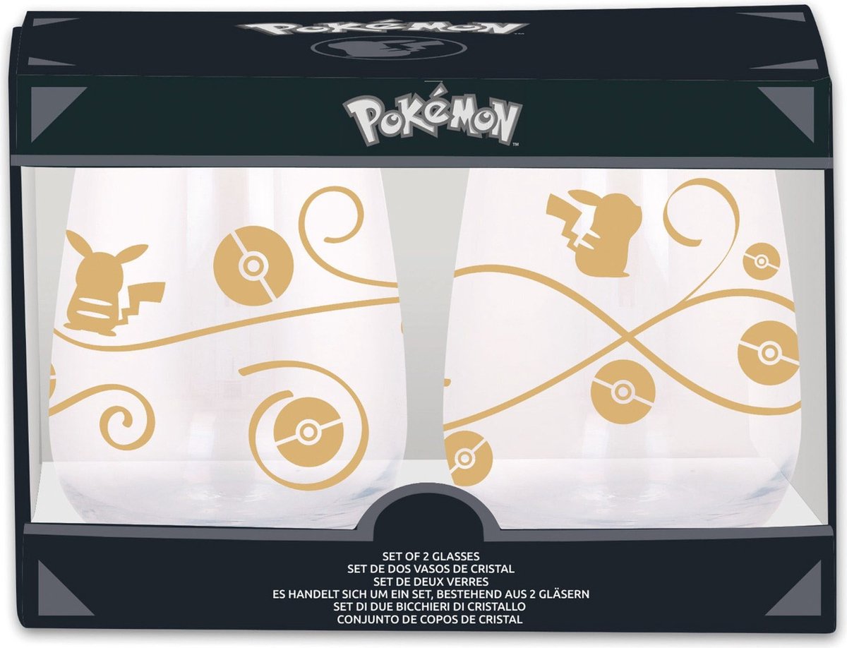 Storline Pokémon - Pikachu - Kristallgläser - 2er-Pack -