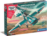 Clementoni Wissenschaftsspielmechanik – Flugzeuge und Hubschrauber – Konstruktionsspielzeug – ab 8 Jahren