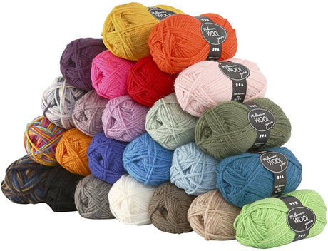 Creativ Company Melbourne-Wollgarn, L: 92 m, 24 x 50 g, 1 Box