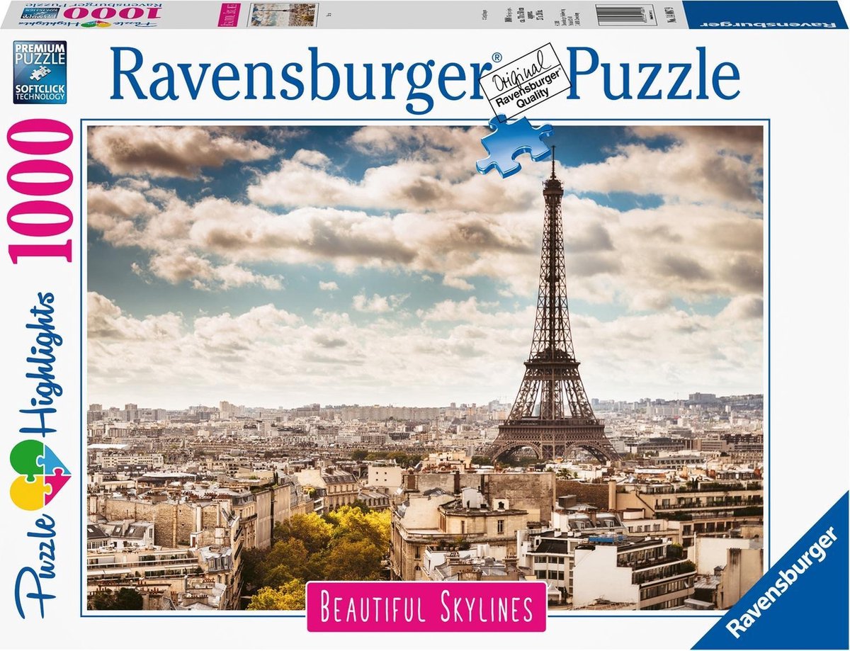 Ravensburger Puzzle Paris - Puzzle - 1000 Teile