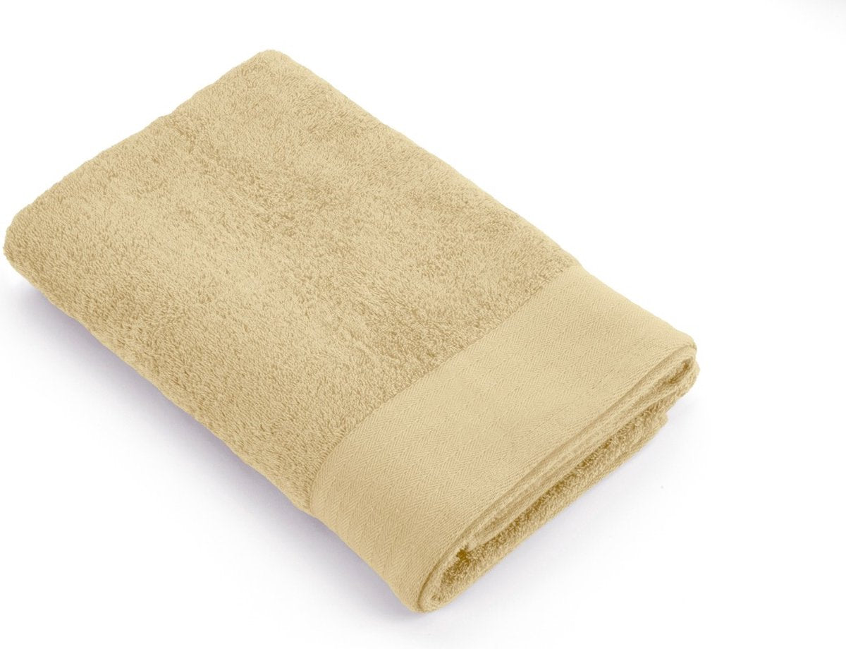 Walra badlaken soft cotton - maisgeel - 70x140
