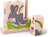 Bigjigs Stapelblöcke für Haustiere.