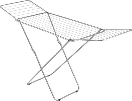 Metaltex vulcano tec Wäscheständer 18 m Wäscheleine 55x180 106x100 cm silber