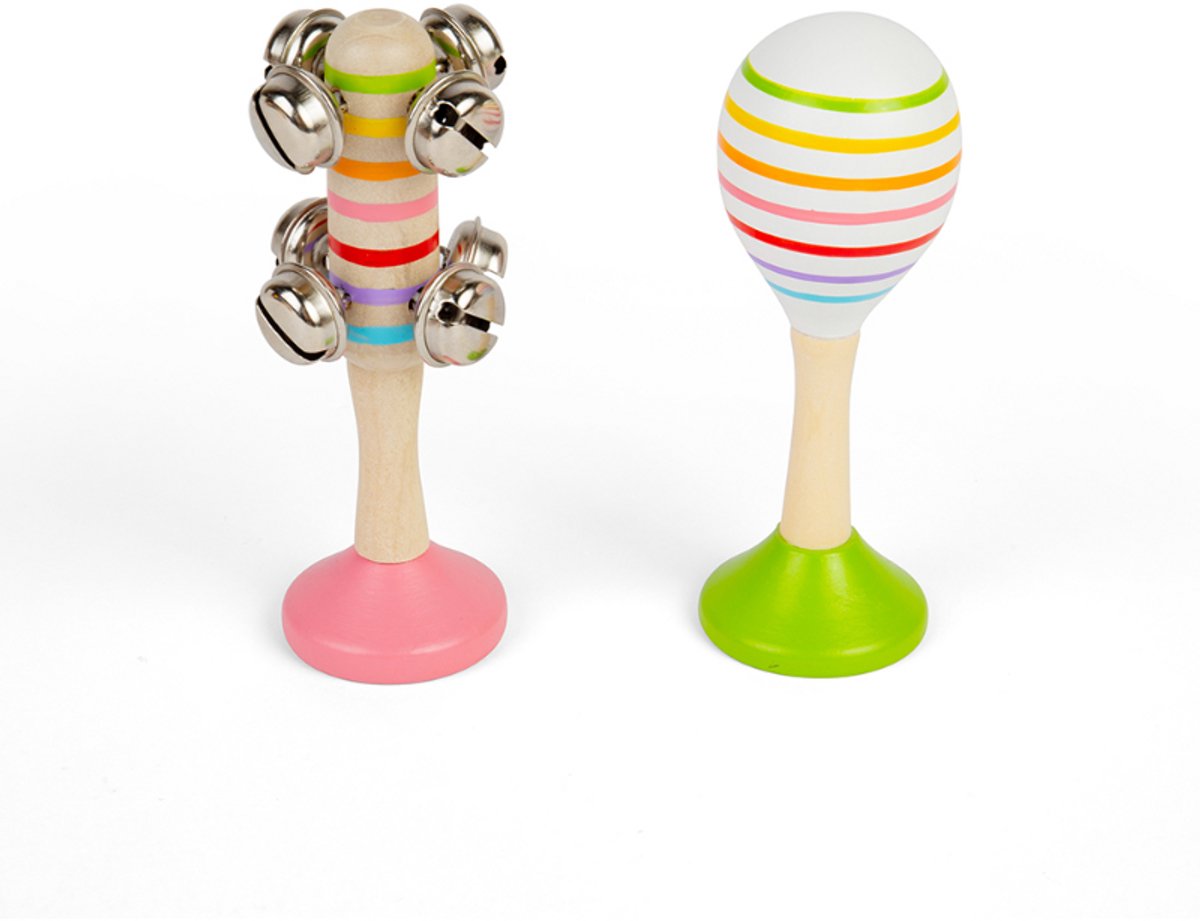 Bigjigs Musik-Shaker-Set aus Holz, 2-tlg.