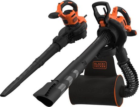 Black+Decker 3000 W Garten-Laubbläser mit Rucksacksystem – beblv300-qs