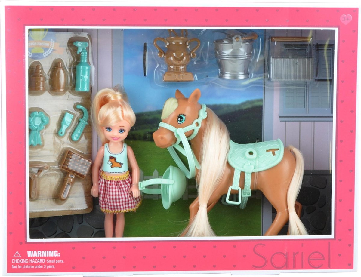 Braet Puppenspielset Pony – 13,97 cm