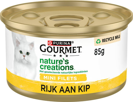 Gourmet Nature's Creations – 24 x 85 g – Huhn – Nassfutter für Katzen