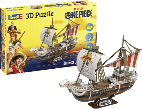 Revell Puzzle - 00270 One Piece -Going Merry- - Schiff - 32,5x19x29cm 3D-Puzzle
