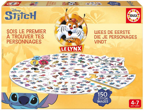 Educa – Brettspiel – Luchsstich – Bilder finden – Reaktionsfähigkeit – Sehvermögen – Gedächtnisspiel