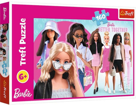 Trefl Puzzle Barbie 160 Teile – buntes Puzzle für Kinder.