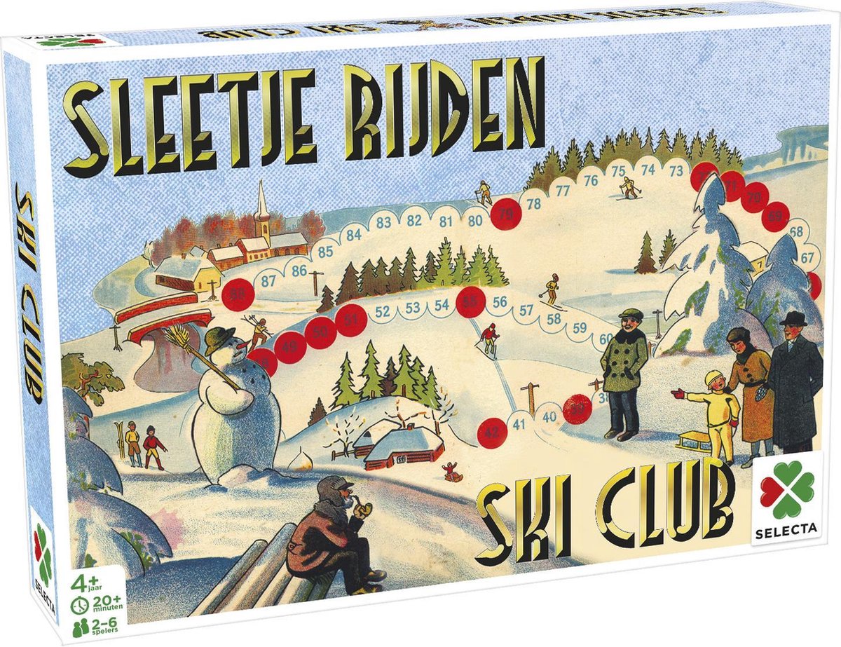 Selecta Brettspielspiele aus der Vergangenheit – Rodel-Skiclub